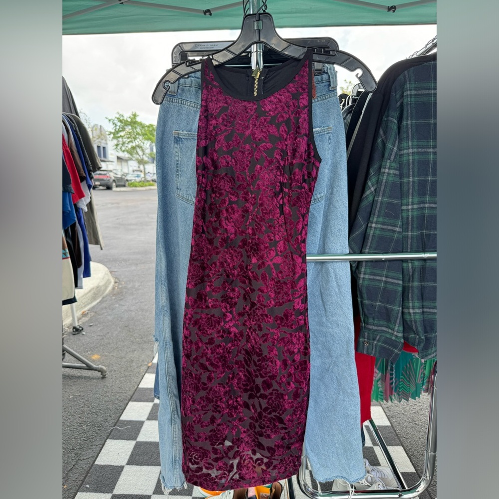 Velvet Burgundy Dress